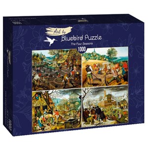 Bluebird Puzzle (60020) - Pieter Brueghel the Younger: "The Four Seasons" - 1000 pieces puzzle