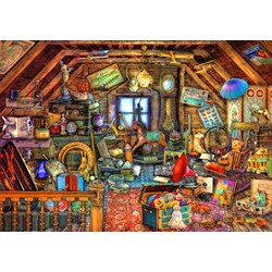 Bluebird Puzzle (70434) - Aimee Stewart: "Hidden Object Attic" - 1500 pieces puzzle