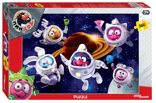 Step Puzzle (97065) - "Kikoriki. Pin-Code" - 560 pieces puzzle