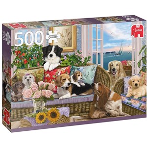 Jumbo (18849) - "Furry Friends" - 500 pieces puzzle