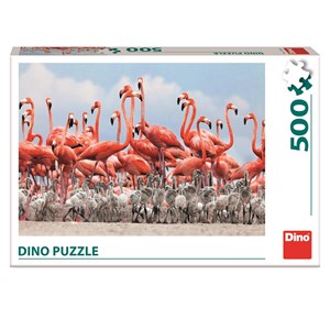Dino (50250) - "Flamingoes" - 500 pieces puzzle