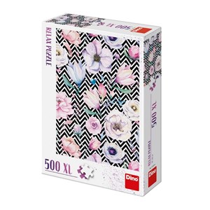 Dino (51405) - "Flowers" - 500 pieces puzzle