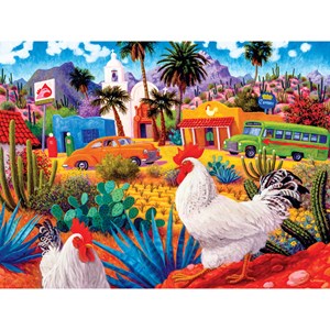 MasterPieces (31936) - "Gallo's Blancos" - 550 pieces puzzle