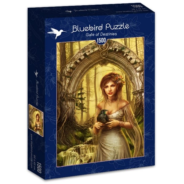 Bluebird Puzzle (70428) - Cris Ortega: "Gate of Destinies" - 1500 pieces puzzle