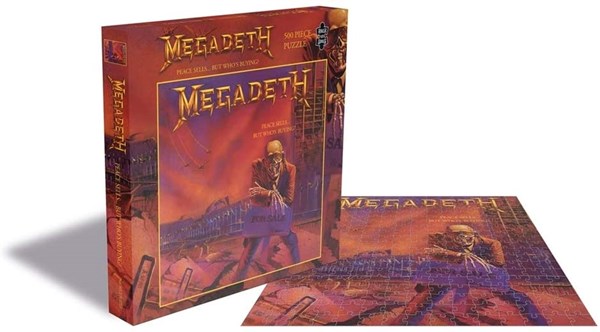 Zee Puzzle (26223) - "Megadeth, Peace Sells" - 500 pieces puzzle