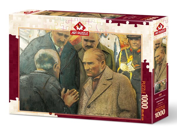 Art Puzzle (4589) - "Atatürk and Earthquake" - 1000 pieces puzzle