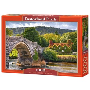 Castorland (C-104673) - "Village Corne in Wales" - 1000 pieces puzzle