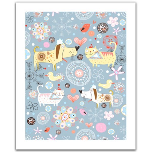 Pintoo (h1526) - "Cats & Dogs" - 500 pieces puzzle