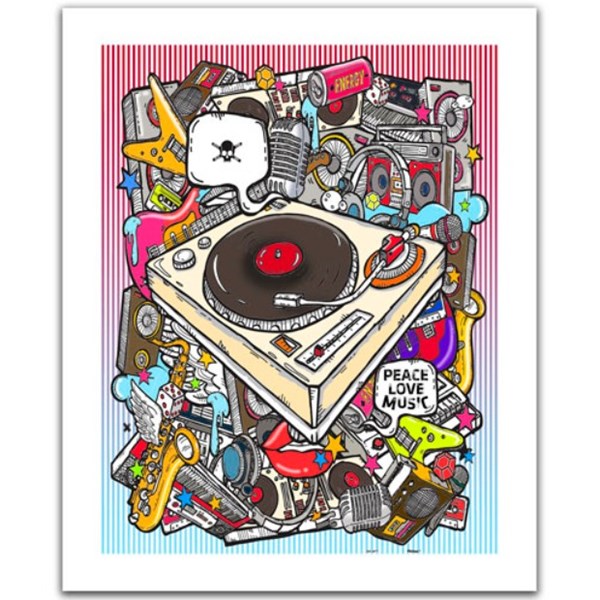 Pintoo (h1527) - "Rock Style" - 500 pieces puzzle