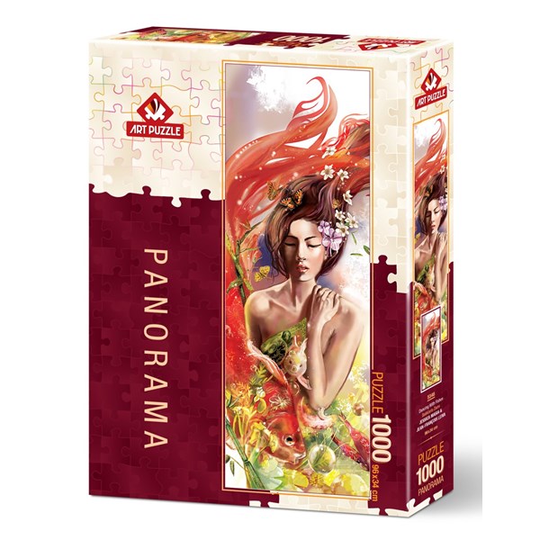 Art Puzzle (5346) - "Dancing with Fish" - 1000 pieces puzzle