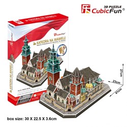 Cubic Fun (mc226h) - "Wawel Cathedral" - 101 pieces puzzle