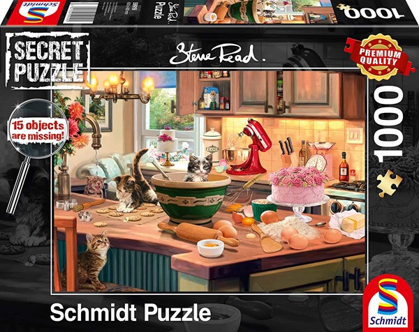 Schmidt Spiele (59919) - "In the kitchen" - 1000 pieces puzzle