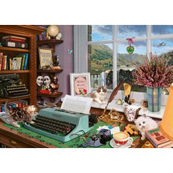 Schmidt Spiele (59920) - Steve Read: "At the Desk" - 1000 pieces puzzle