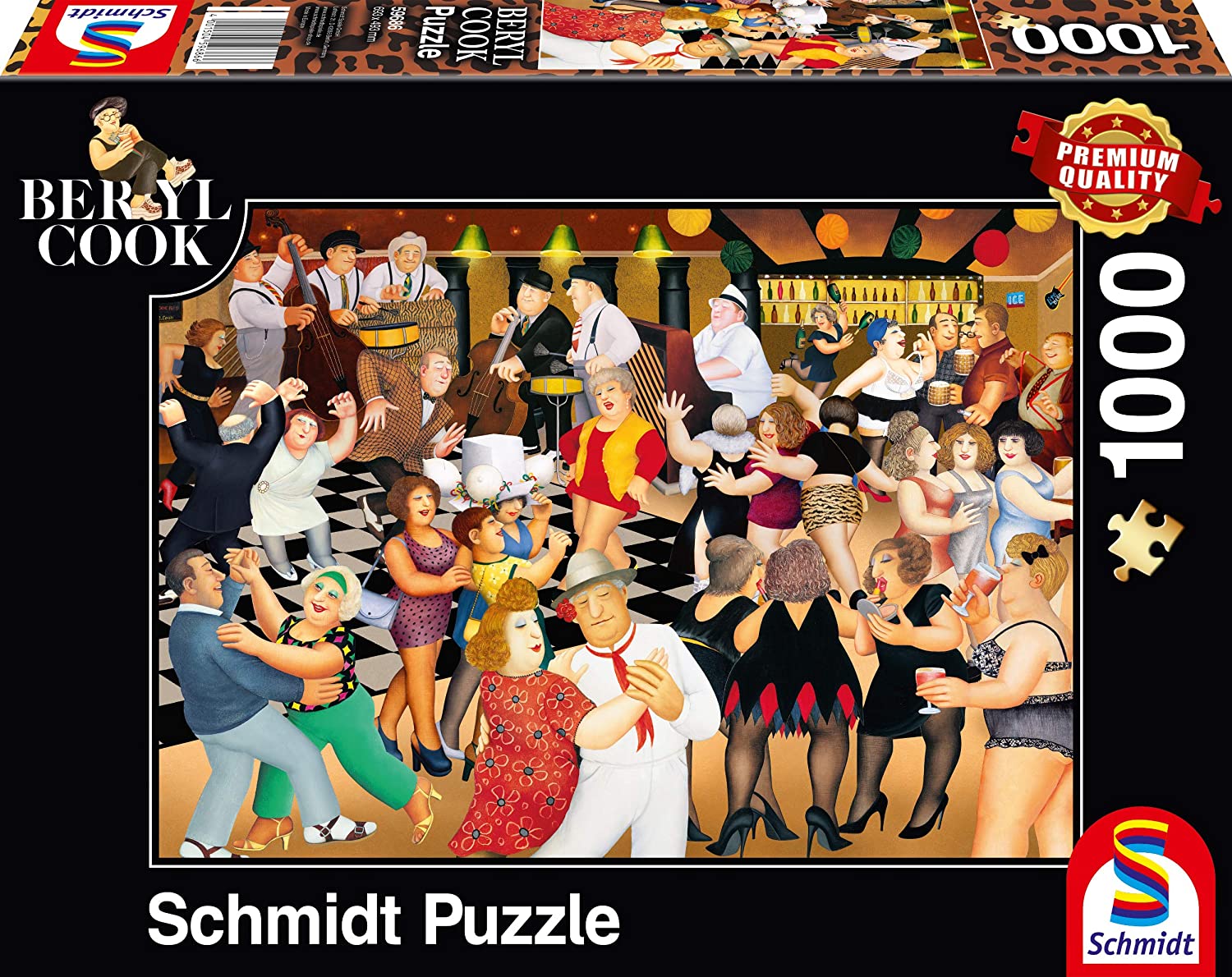 1000 Pieces Puzzle Beryl Cook Summer Festival Schmidt Spiele 59687 Kunstpuzzle 