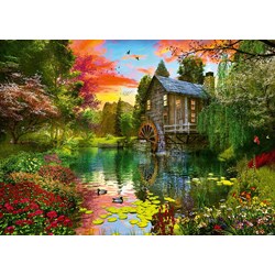 Schmidt Spiele (58968) - "The Water Mill" - 1000 pieces puzzle