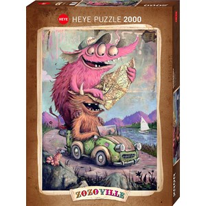 Heye (29938) - "Zozoville" - 2000 pieces puzzle