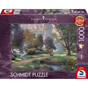 Schmidt Spiele (59677) - Thomas Kinkade: "Spirit, Way of Faith" - 1000 pieces puzzle