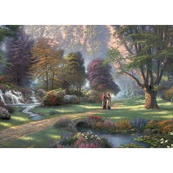 Schmidt Spiele (59677) - Thomas Kinkade: "Spirit, Way of Faith" - 1000 pieces puzzle