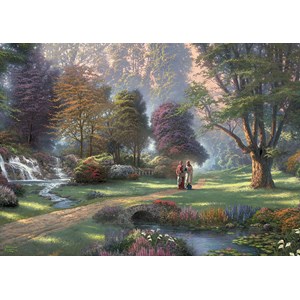 Schmidt Spiele (59677) - Thomas Kinkade: "Spirit, Way of Faith" - 1000 pieces puzzle