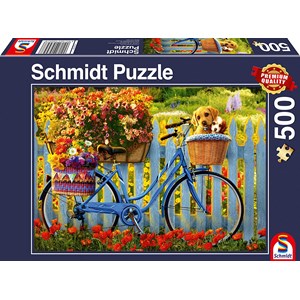 Schmidt Spiele (58957) - "Sunday Excursion with Good Friends" - 500 pieces puzzle
