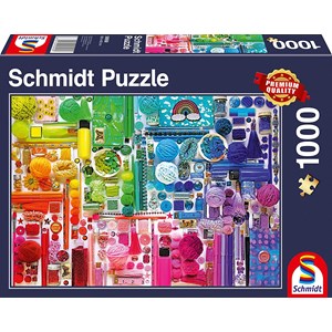Schmidt Spiele (58958) - "Rainbow Colours" - 1000 pieces puzzle