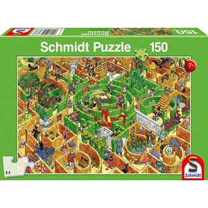 Schmidt Spiele 56358 Football Stadium Final Children's Puzzle 150 Pieces,  Multicoloured