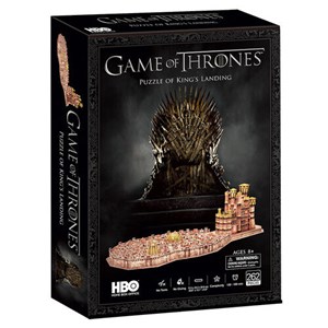 Cubic Fun (ds0987h) - "Game of Thrones, King's Landing" - 262 pieces puzzle