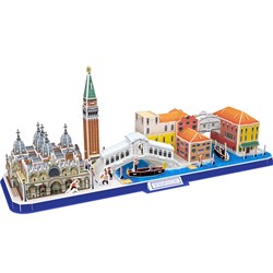 Cubic Fun (mc269h) - "Cityline Venice" - 126 pieces puzzle