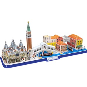 Cubic Fun (mc269h) - "Cityline Venice" - 126 pieces puzzle
