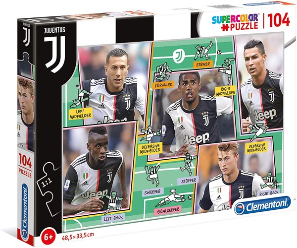 Clementoni (27131) - "Puzzle Juventus" - 104 pieces puzzle