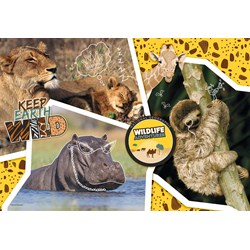 Clementoni (27143) - "Wildlife Adventure" - 104 pieces puzzle