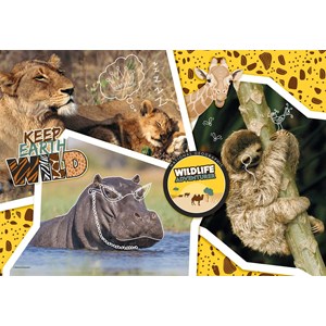 Clementoni (27143) - "Wildlife Adventure" - 104 pieces puzzle