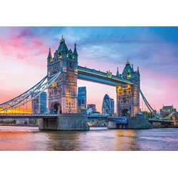 Clementoni (31816) - "Tower Bridge Sunset" - 1500 pieces puzzle