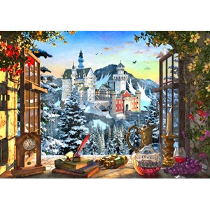 Bluebird Puzzle (70122) - "Mountain Castle" - 1000 pieces puzzle