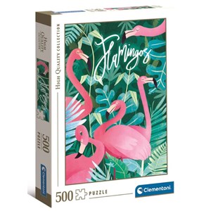 Clementoni (35101) - "Flamingoes" - 500 pieces puzzle
