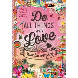 Educa (17086) - "Do All Things With Love" - 500 pieces puzzle