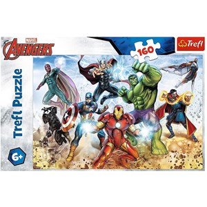 Trefl (15368) - "Disney Marvel, The Avengers" - 160 pieces puzzle