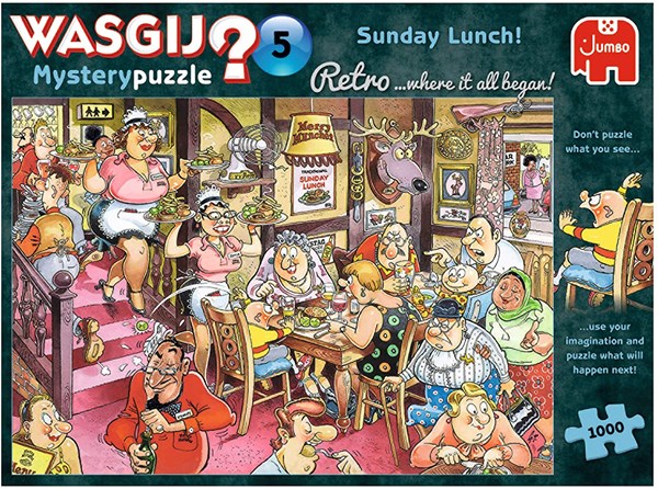 Jumbo (25009) - "Retro Mystery 5" - 1000 pieces puzzle