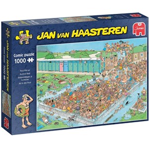 Jumbo (20039) - Jan van Haasteren: "Pool Pile-Up" - 1000 pieces puzzle