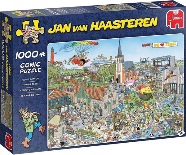 Jumbo (20036) - Jan van Haasteren: "Island Retreat" - 1000 pieces puzzle