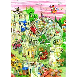 Heye (29121) - Robert J. Crisp: "Pisa in Motion" - 1000 pieces puzzle