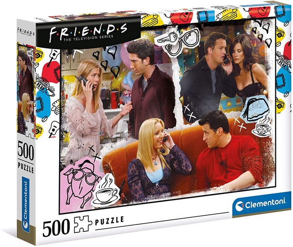 Clementoni (35090) - "Friends" - 500 pieces puzzle