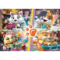 Clementoni (27539) - "44 Cats" - 104 pieces puzzle