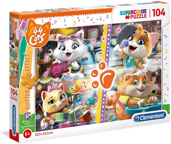 Clementoni (27539) - "44 Cats" - 104 pieces puzzle