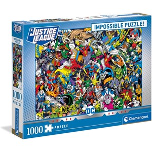 Clementoni (39599) - "DC Comics" - 1000 pieces puzzle