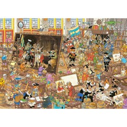 Jumbo (20032) - Jan van Haasteren: "A Trip to the Museum" - 1000 pieces puzzle