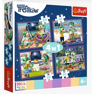 Trefl (34370) - "Evening Trefliks rituals, Good night" - 35 48 54 70 pieces puzzle