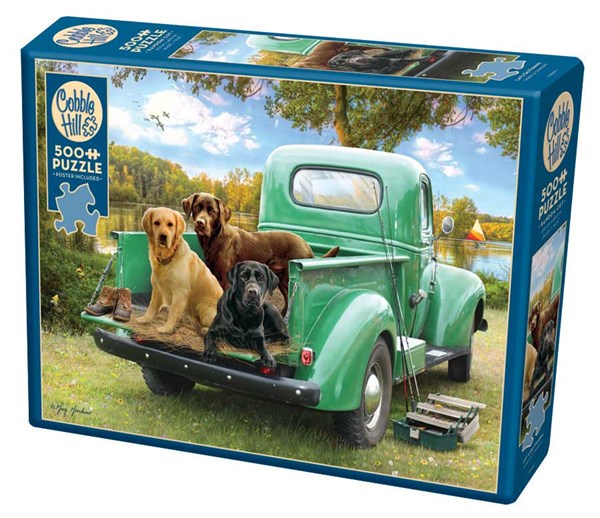 Cobble Hill (85086) - Greg Giordano: "Let's Go Fishing" - 500 pieces puzzle