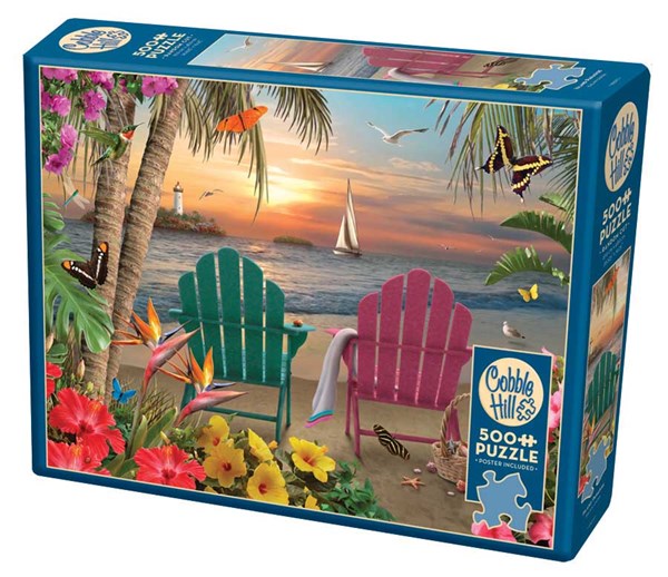 Cobble Hill (85077) - Alan Giana: "Island Paradise" - 500 pieces puzzle