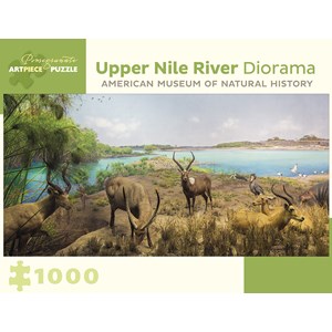 Pomegranate (AA957) - "Upper Nile River Diorama" - 1000 pieces puzzle